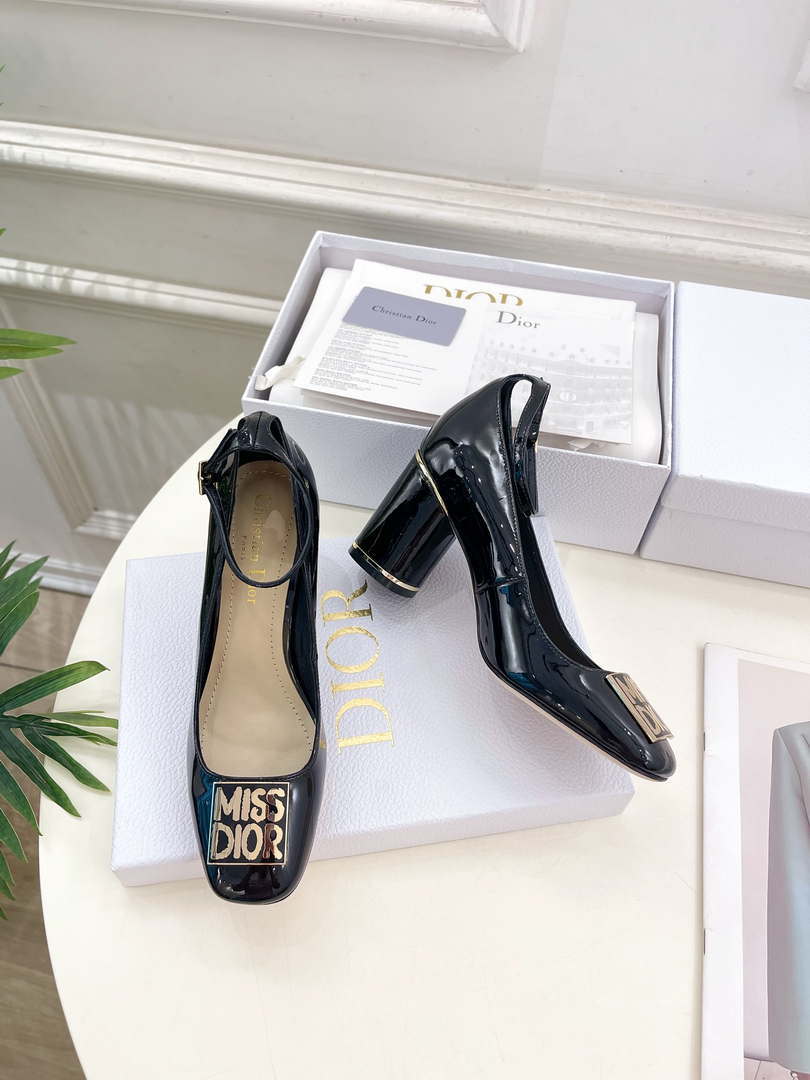 Dior KDV266VNI Miss Dior Pump 80mm Patent Calfskin D82984