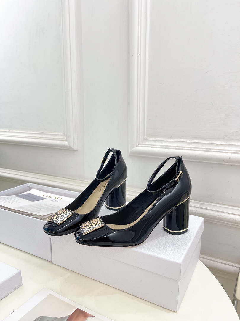 Dior KDV266VNI Miss Dior Pump 80mm Patent Calfskin D82984
