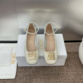 Dior KDV266VNI Miss Dior Pump Beige Patent Calfskin D82961