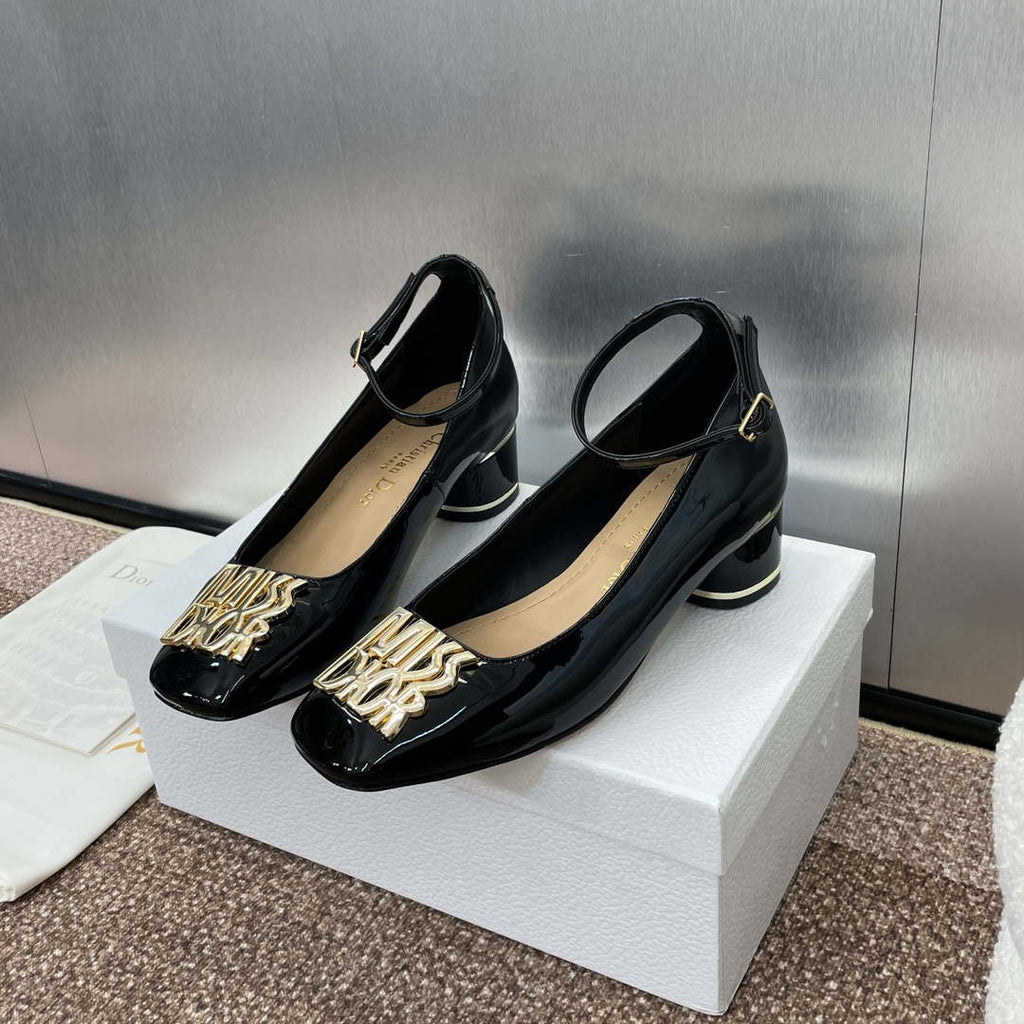 Dior KDV266VNI Miss Dior Pump Black Patent Calfskin D82960