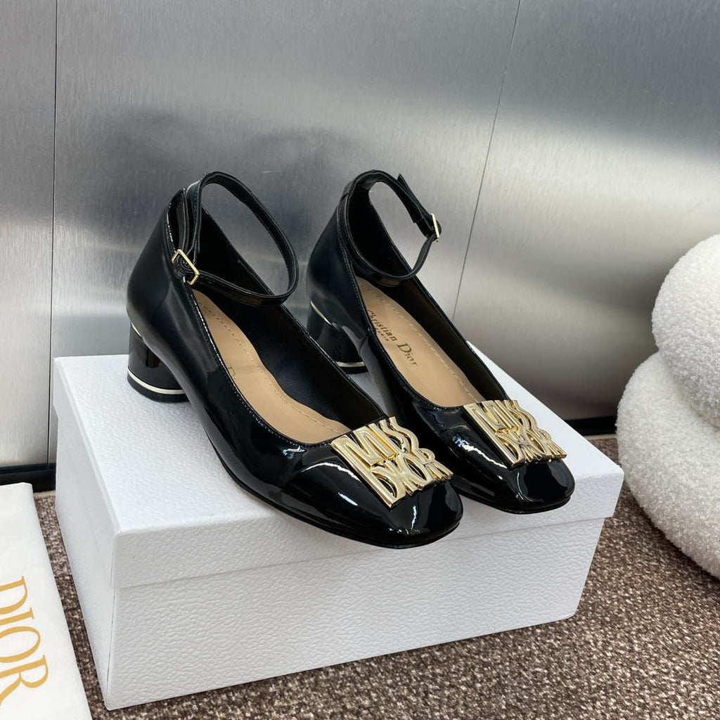Dior KDV266VNI Miss Dior Pump Black Patent Calfskin D82960