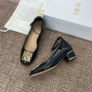 Dior KDV266VNI Miss Dior Pump Black Patent Calfskin D82960 - Euro 35=US 4 - View 4