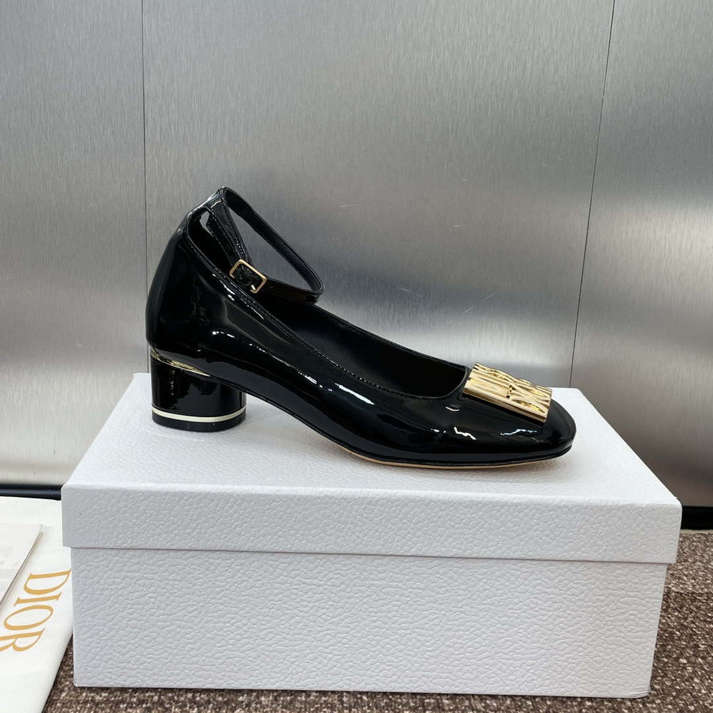 Dior KDV266VNI Miss Dior Pump Black Patent Calfskin D82960
