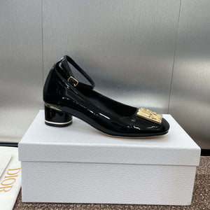 Dior KDV266VNI Miss Dior Pump Black Patent Calfskin D82960 - Euro 35=US 4 - View 6