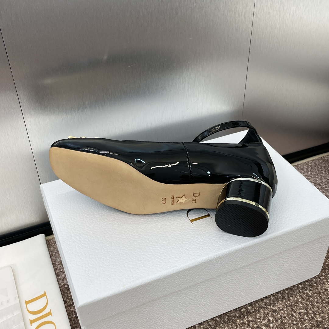 Dior KDV266VNI Miss Dior Pump Black Patent Calfskin D82960