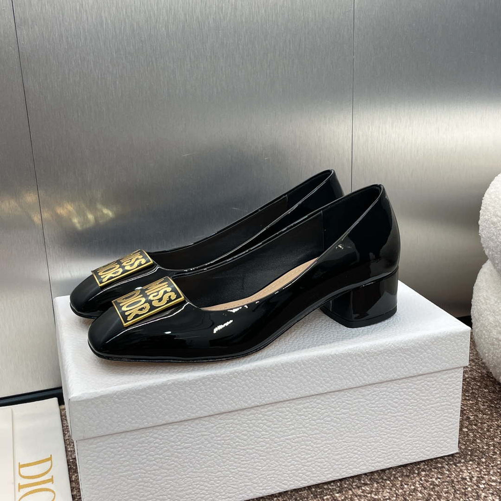 Dior KDV266VNI Miss Dior Pump Black Patent Calfskin D82966