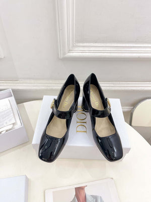 Dior KDV268VNI Miss Dior Pump 80mm Patent Calfskin D82973 - Euro 35=US 4 - View 1