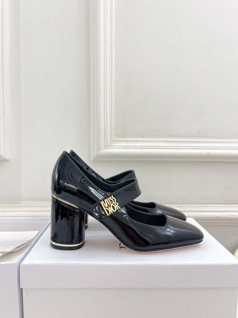 Dior KDV268VNI Miss Dior Pump 80mm Patent Calfskin D82973