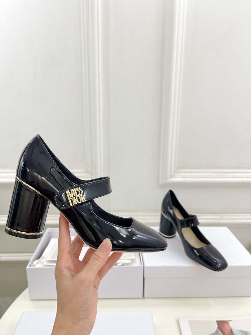 Dior KDV268VNI Miss Dior Pump 80mm Patent Calfskin D82973