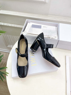 Dior KDV268VNI Miss Dior Pump 80mm Patent Calfskin D82973 - Euro 35=US 4 - View 5