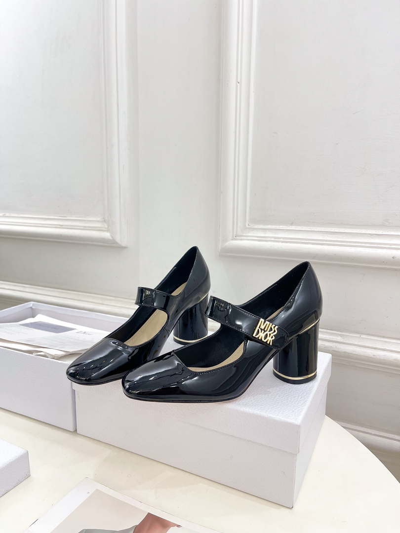 Dior KDV268VNI Miss Dior Pump 80mm Patent Calfskin D82973