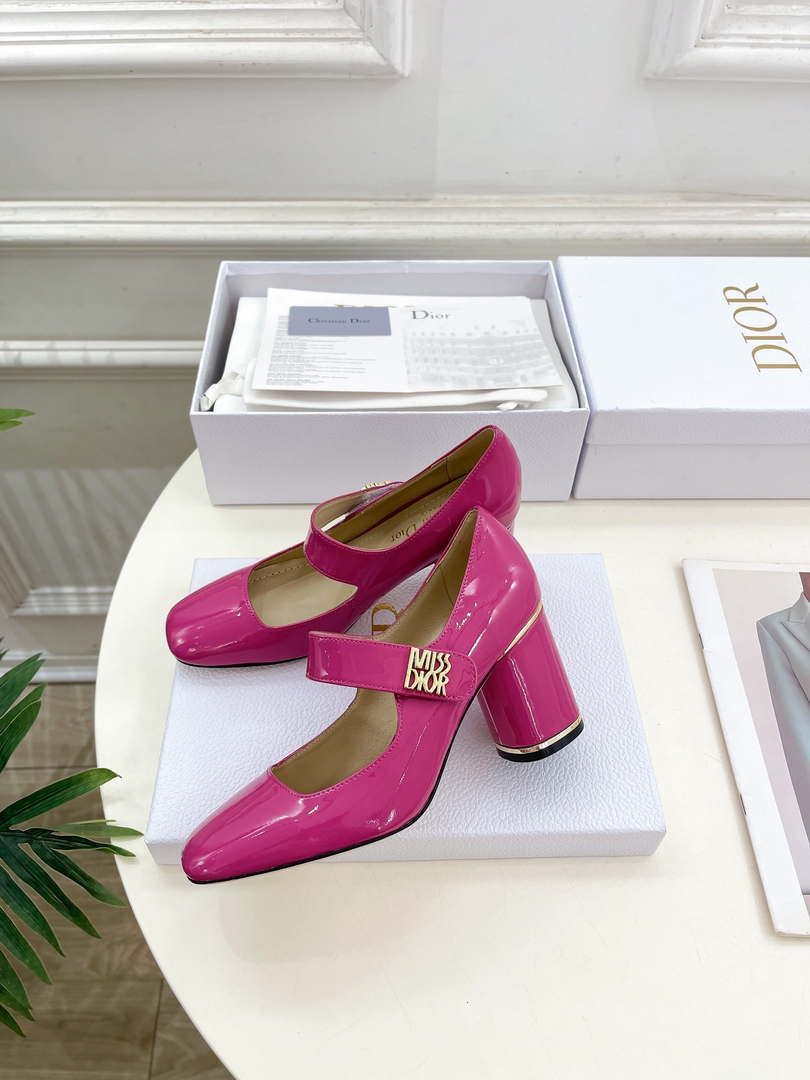 Dior KDV268VNI Miss Dior Pump 80mm Patent Calfskin D82974