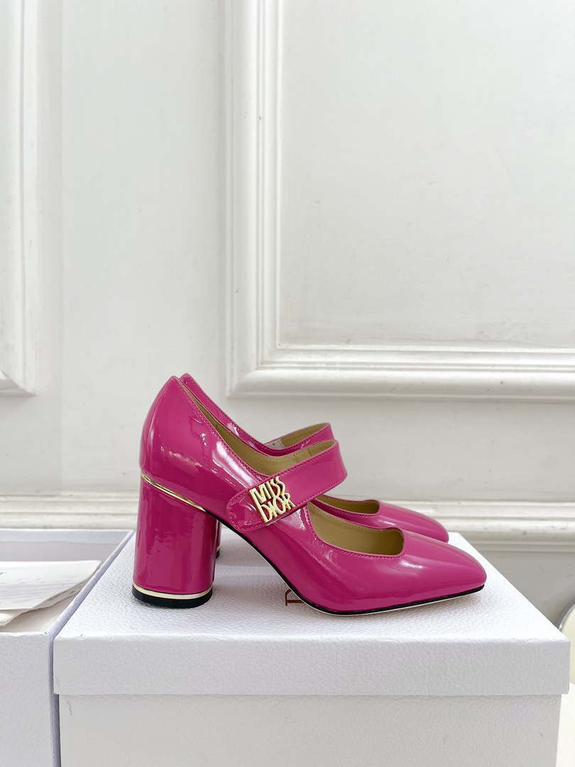 Dior KDV268VNI Miss Dior Pump 80mm Patent Calfskin D82974