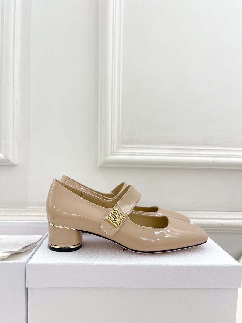 Dior KDV268VNI Miss Dior Pump 40mm Patent Calfskin D82978