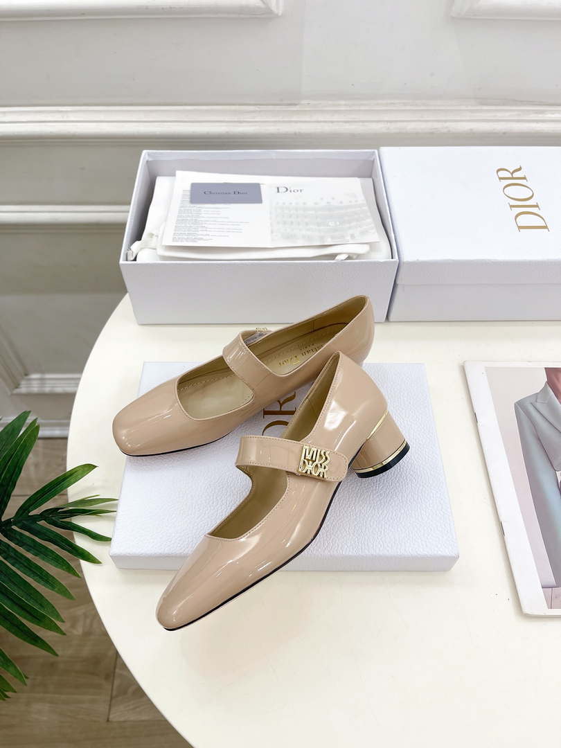 Dior KDV268VNI Miss Dior Pump 40mm Patent Calfskin D82978