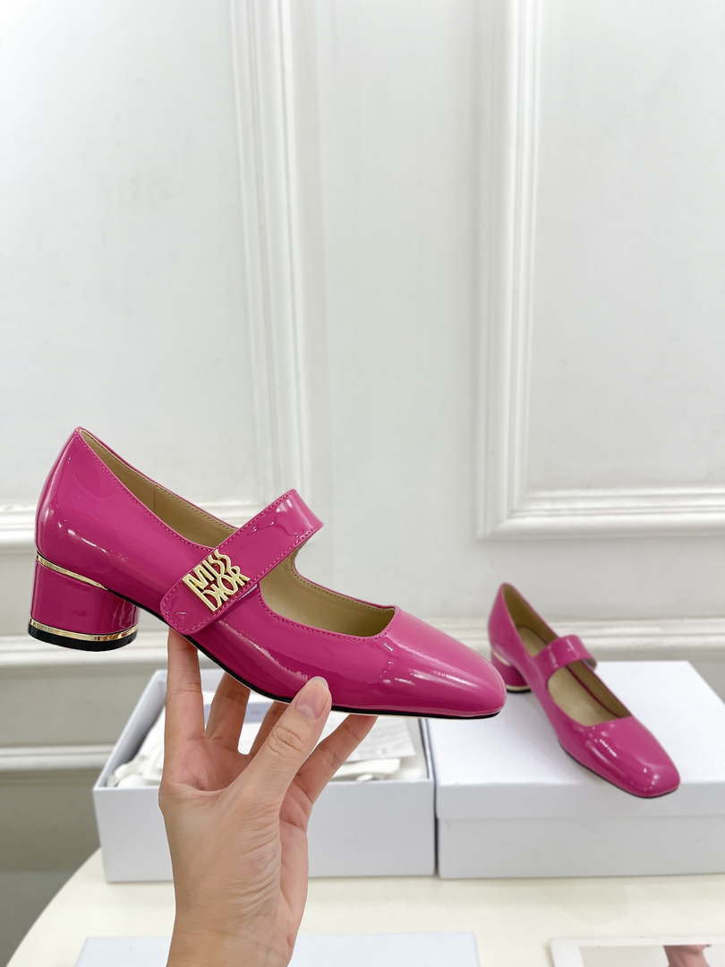 Dior KDV268VNI Miss Dior Pump 40mm Patent Calfskin D82979