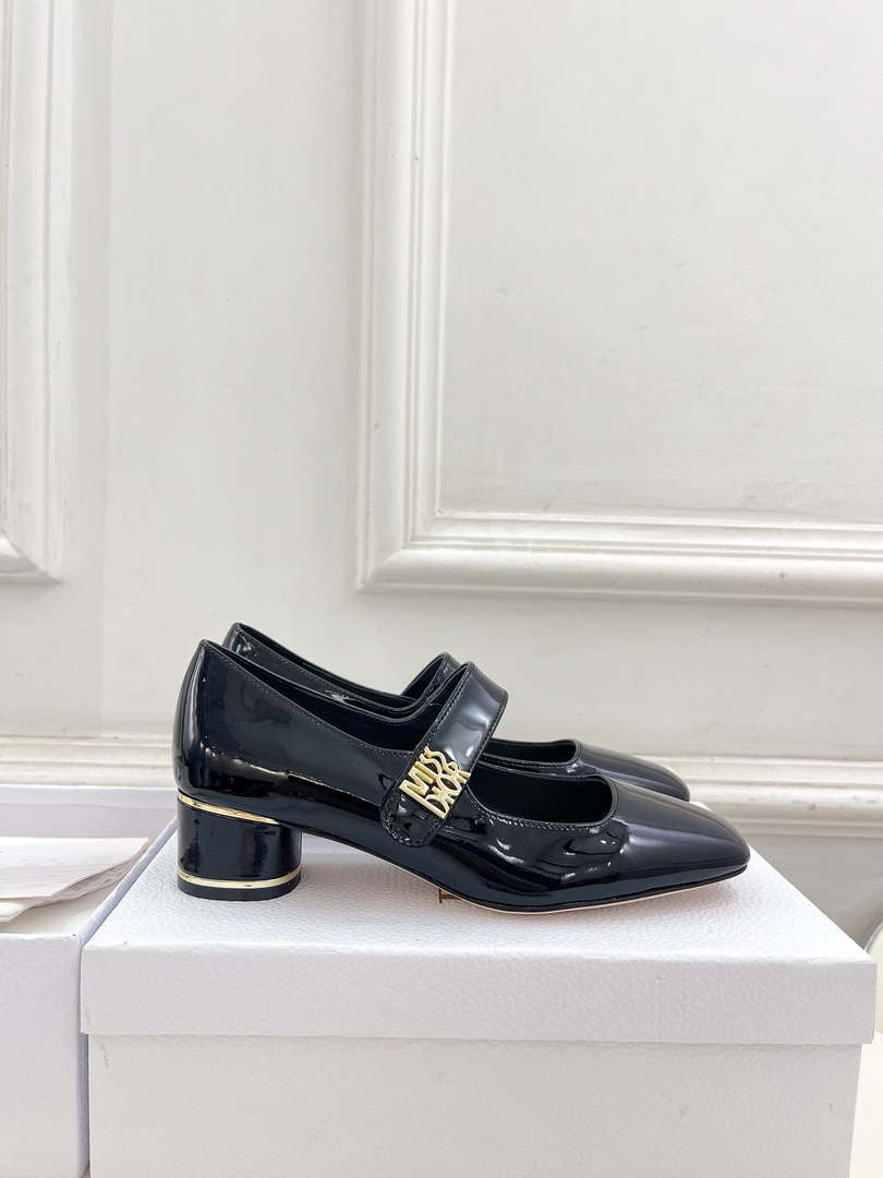Dior KDV268VNI Miss Dior Pump 40mm Patent Calfskin D82980