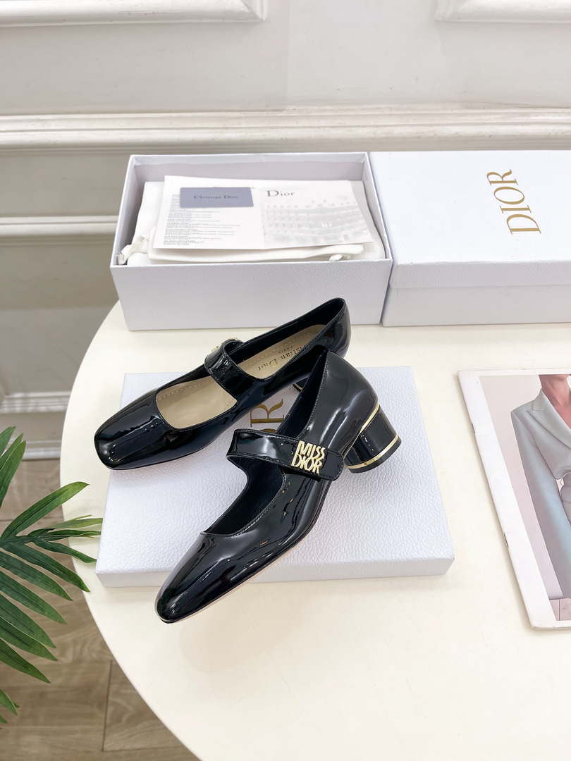 Dior KDV268VNI Miss Dior Pump 40mm Patent Calfskin D82980