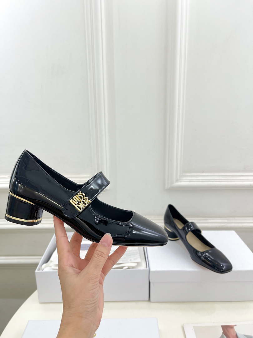 Dior KDV268VNI Miss Dior Pump 40mm Patent Calfskin D82980