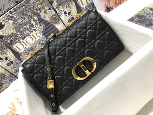 Dio rM9243 Large Caro Bag Calfskin black logo gold - Default Title - View 1