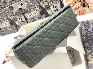 Dior M9243 Large Caro Bag Calfskin Gray - Default Title - View 4