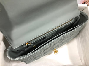 Dior M9243 Large Caro Bag Calfskin Gray - Default Title - View 8