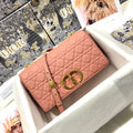 Dior Large Caro Bag M9243 Calfskin Pink Gold - Default Title - View 1