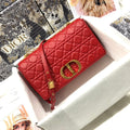 Dior M9243 Large Caro Bag  Calfskin Red Gold - Default Title - View 1
