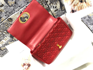 Dior M9243 Large Caro Bag  Calfskin Red Gold - Default Title - View 7