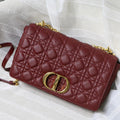 Dior M9243 Large Caro Bag Calfskin Red - Default Title - View 1