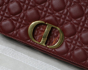Dior M9243 Large Caro Bag Calfskin Red - Default Title - View 2