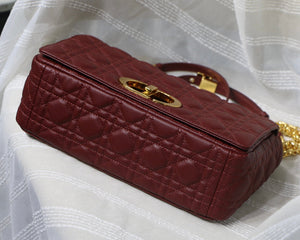 Dior M9243 Large Caro Bag Calfskin Red - Default Title - View 7