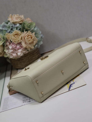 Dior M1152 Large Lady D-Sire My ABCDior Bag Beige Bull Leather - Default Title - View 5
