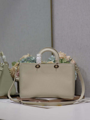 Dior M1152 Large Lady D-Sire My ABCDior Bag Beige Bull Leather - Default Title - View 9