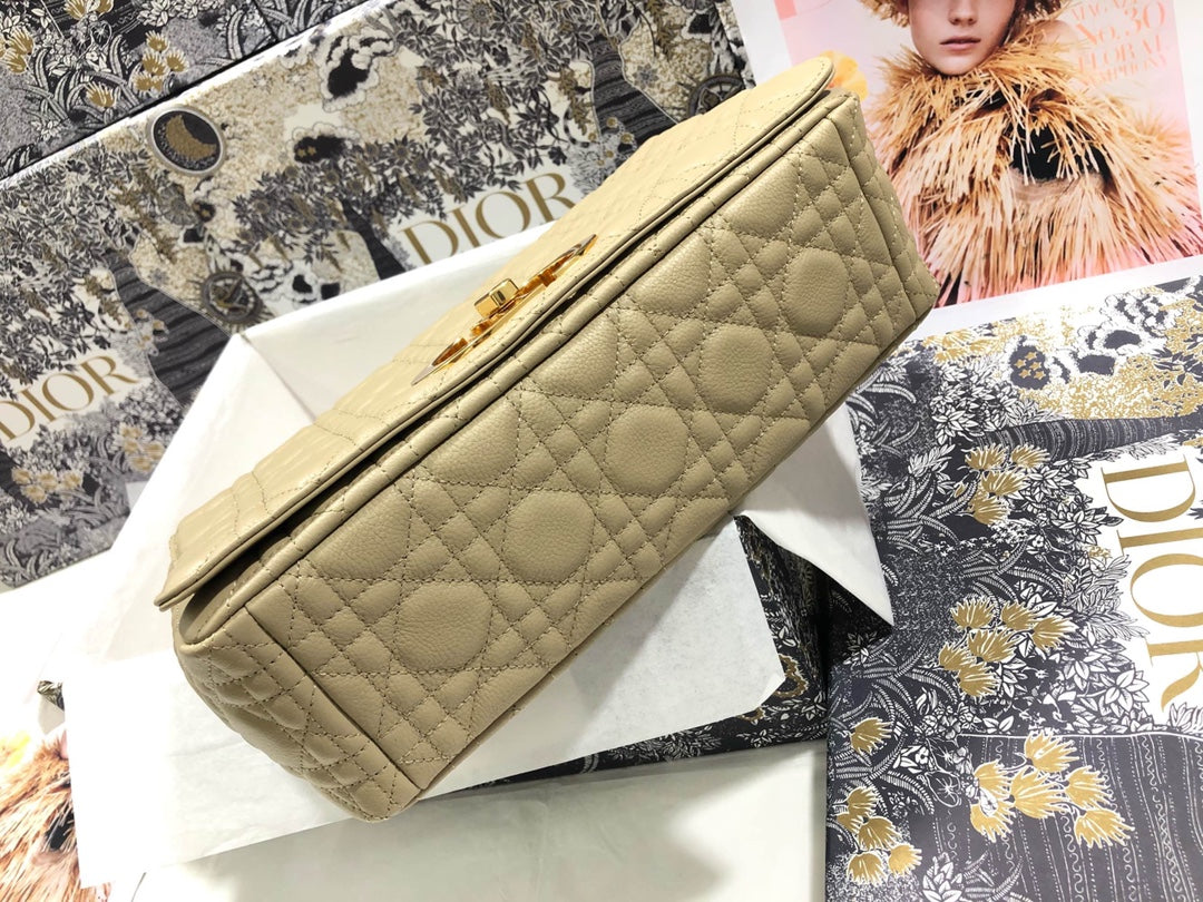 Dior M9243 Large Caro Bag Calfskin Apricot - Default Title - View 3