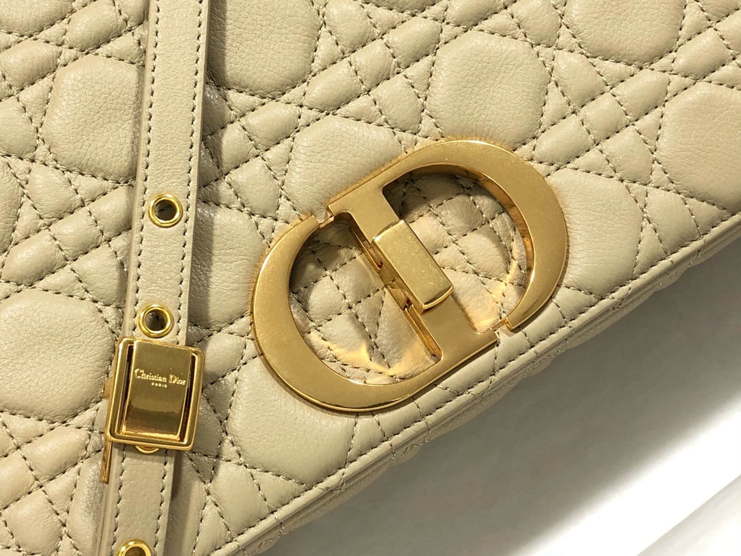 Dior M9243 Large Caro Bag Calfskin Apricot - Default Title - View 5