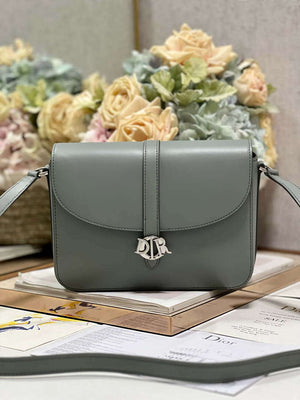 Dior M0051 Crossbody Men Bag Smooth Calfskin Gray - Default Title - View 1