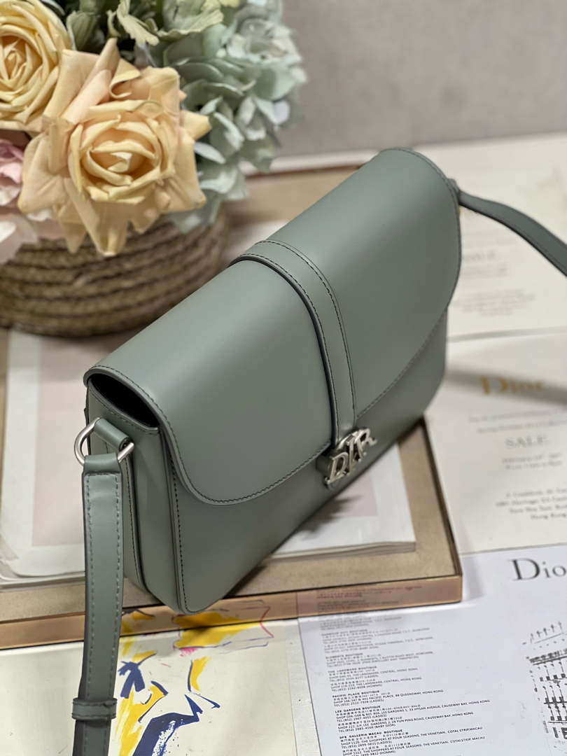 Dior M0051 Crossbody Men Bag Smooth Calfskin Gray - Default Title - View 2