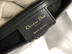 Dior M0446 Dior Saddle Bag M0447 Black Goatskin - shop2bag