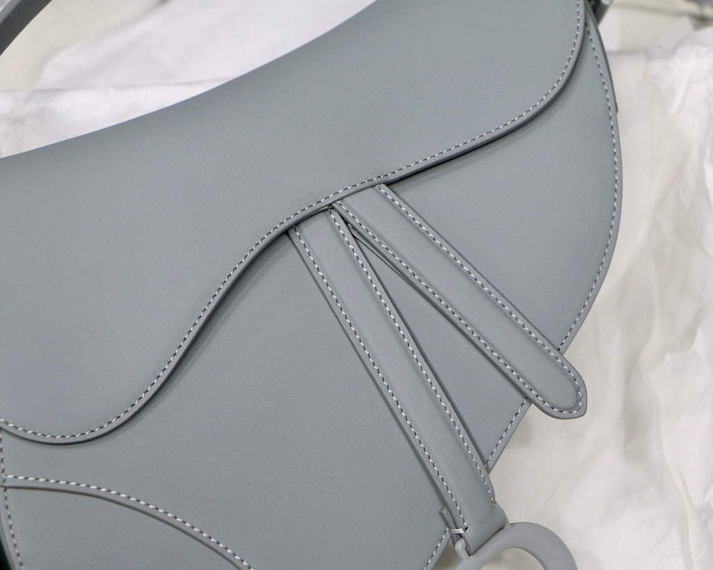 Dior M0446 Dior Saddle Bag M0447 Blue Ultramatte Calfskin