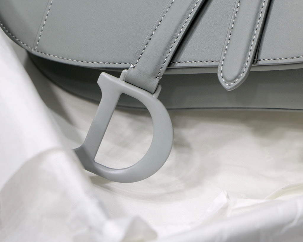 Dior M0446 Dior Saddle Bag M0447 Blue Ultramatte Calfskin