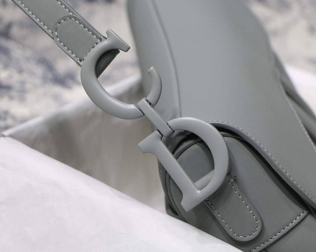 Dior M0446 Dior Saddle Bag M0447 Blue Ultramatte Calfskin