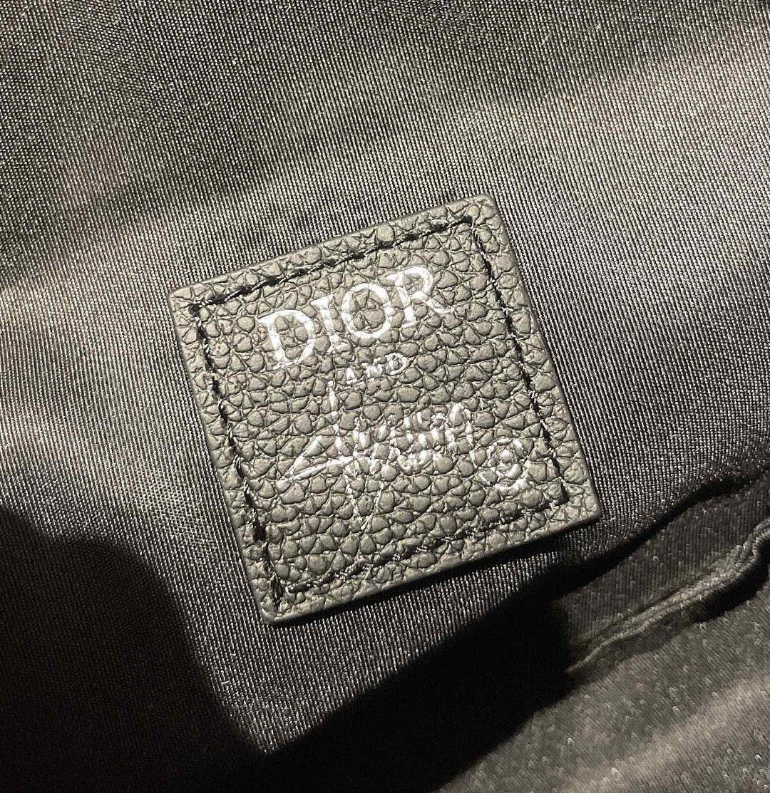 Dior M0446 Saddle Bag Dior Calfskin Bag Black