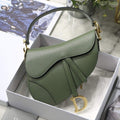 Dior M0446 Saddle Bag Dior Calfskin Bag Green - Default Title - View 1