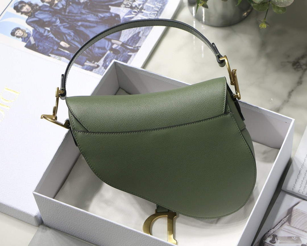 Dior M0446 Saddle Bag Dior Calfskin Bag Green