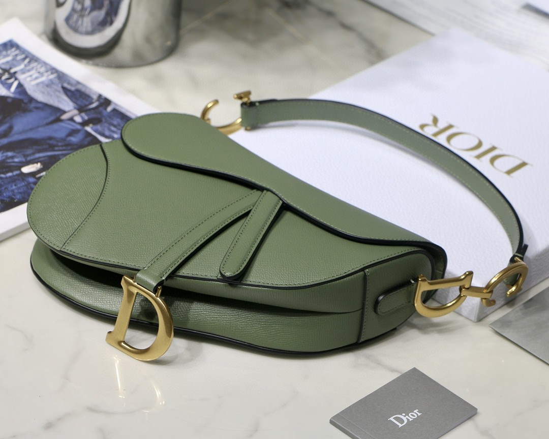 Dior M0446 Saddle Bag Dior Calfskin Bag Green