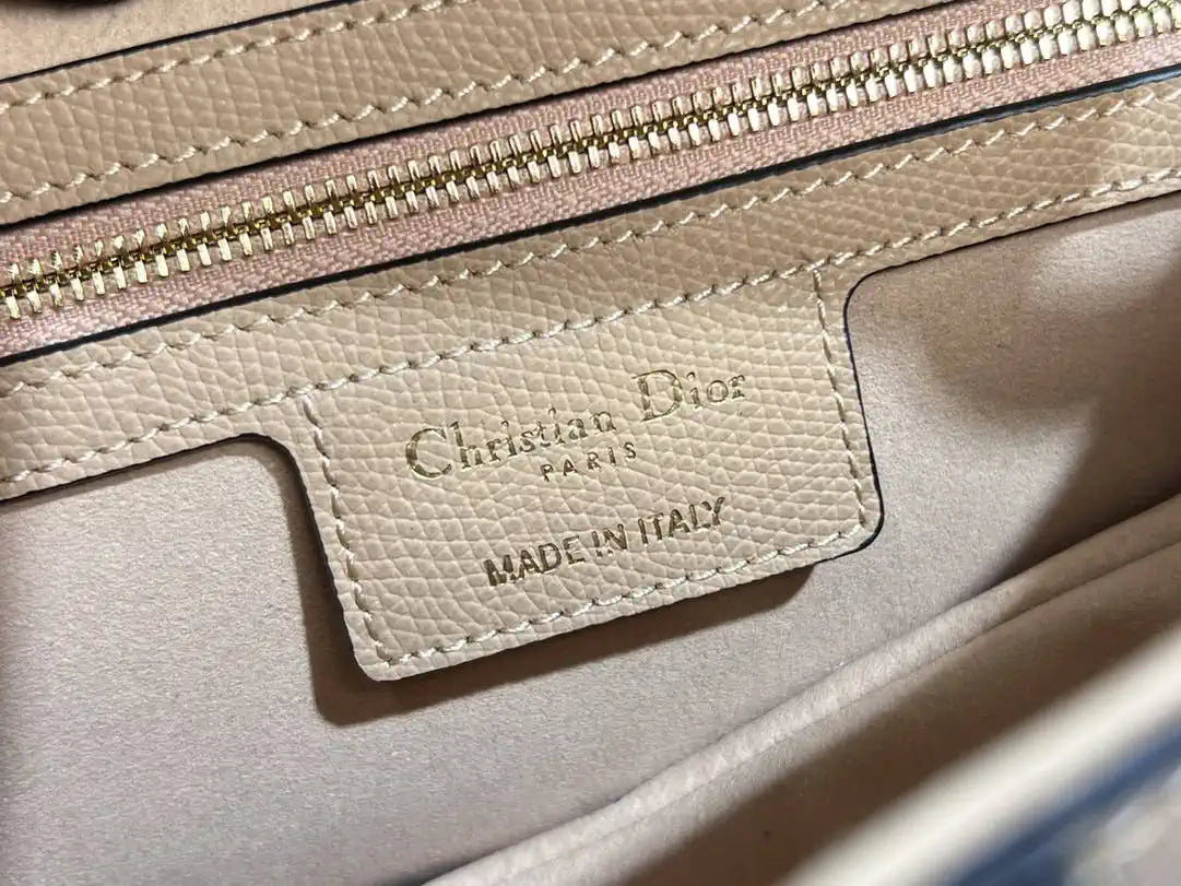 Dior M0455 Saddle Bag With Strap Grained Calfskin Rose Pink M0456