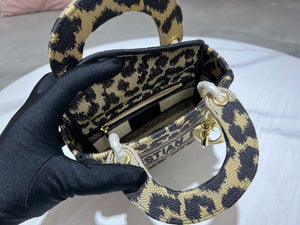 Dior M0500 MINI Lady D-LITE Bag Beige Multicolor Mizza Embroidery - Default Title - View 8