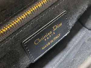 Dior M0505 Mini Lady Bag Metallic Cannage Lambskin Limited Edition Heavy Industry Beads Black - Default Title - View 9