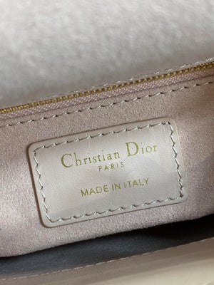 Dior M0505 Mini Lady Dior Bag Pink Cannage Lambskin With Bow - Default Title - View 9